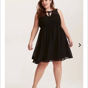 Torrid black cocktail/party dress